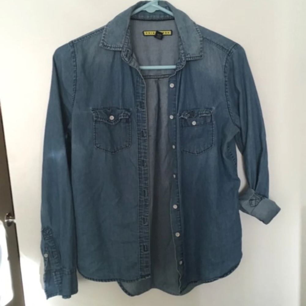 Aeropostle Denim Button Down Shirt